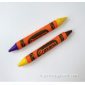 Crayons à double extrémité en deux couleurs pour enfants